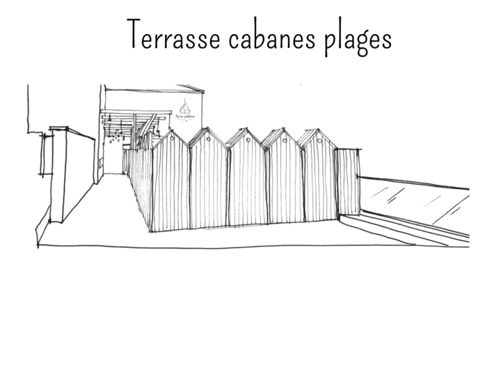 terrasse cabanes plages terre adelice le moulinon